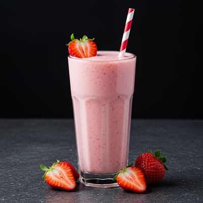Fresh Strawberry Milkshake